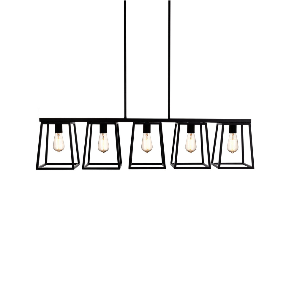 Aitkin LED 5-Light Linear Pendant by Russell - view 2