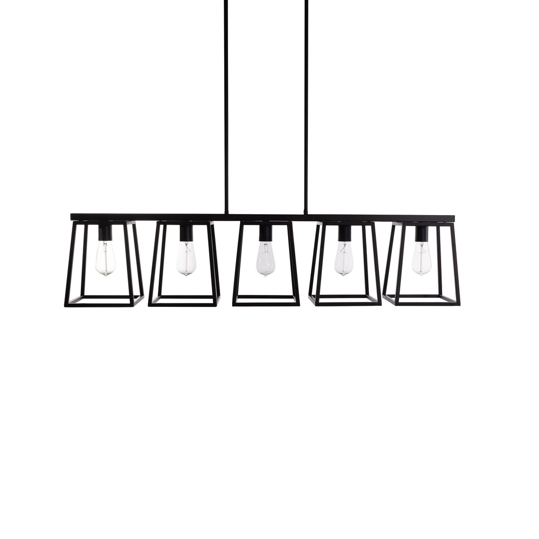 Aitkin LED 5-Light Linear Pendant by Russell - view 3
