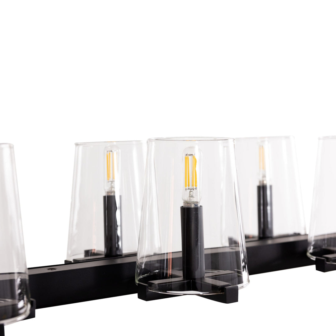 Cleo LED 10-Light Linear Pendant by Russell - view 4