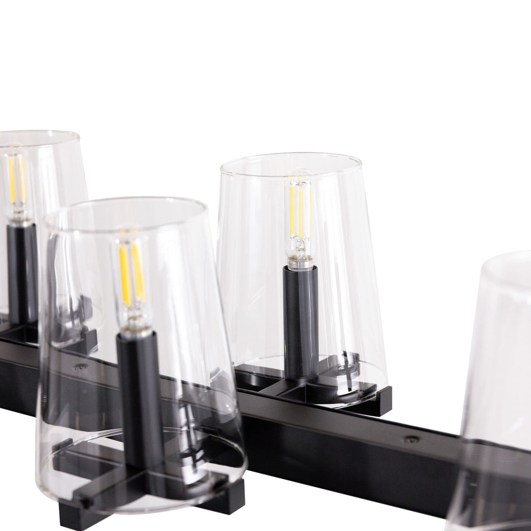 Cleo LED 10-Light Linear Pendant by Russell - view 5