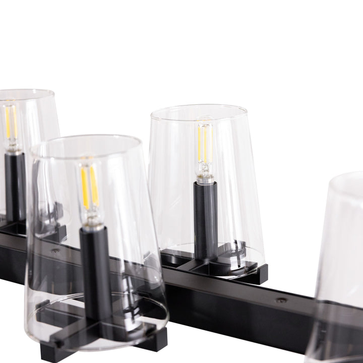 Cleo LED 10-Light Linear Pendant by Russell - view 5