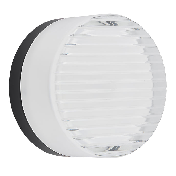Lucia 15W Outdoor Wall Sconce in Matte Black by Dainolite