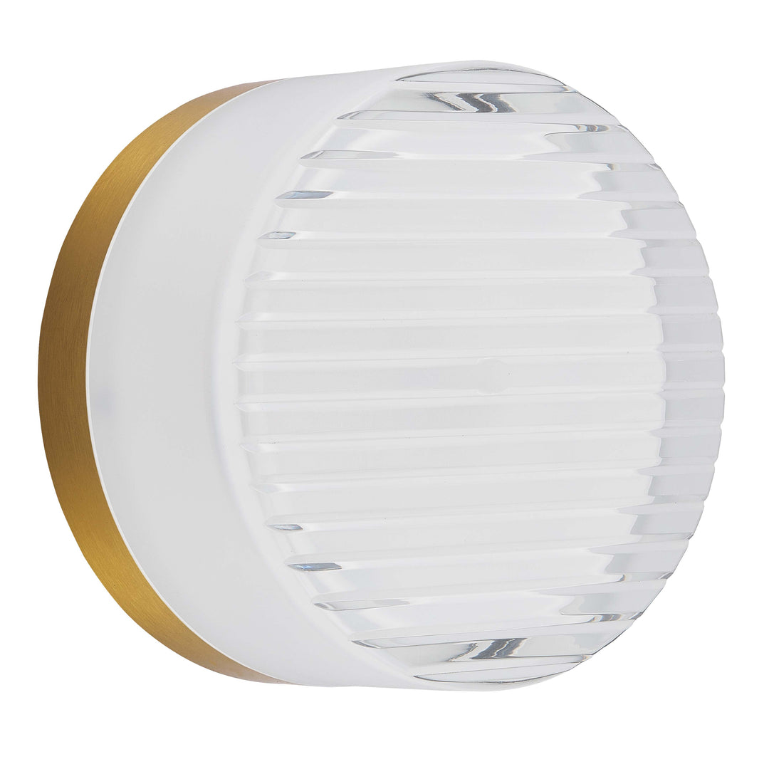 Lucia 15W Wall Sconce (LUC-615LEDW) in Aged Brass by Dainolite