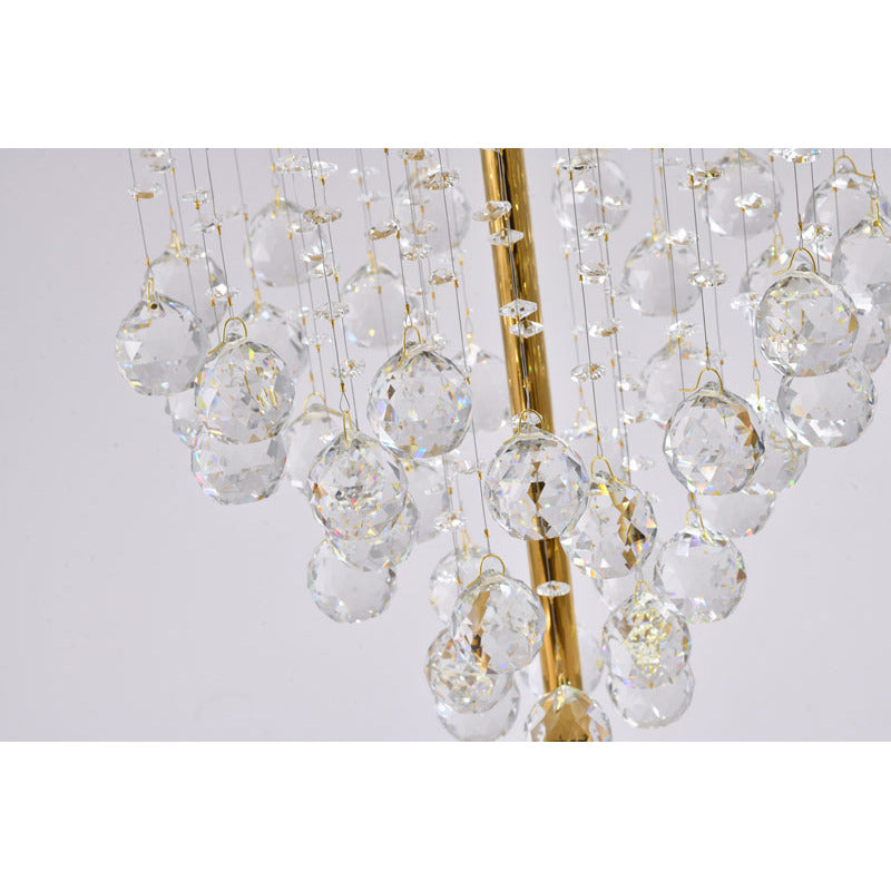 Framed Table Lamp with Clear Hanging Crystals by Bethel - view 13
