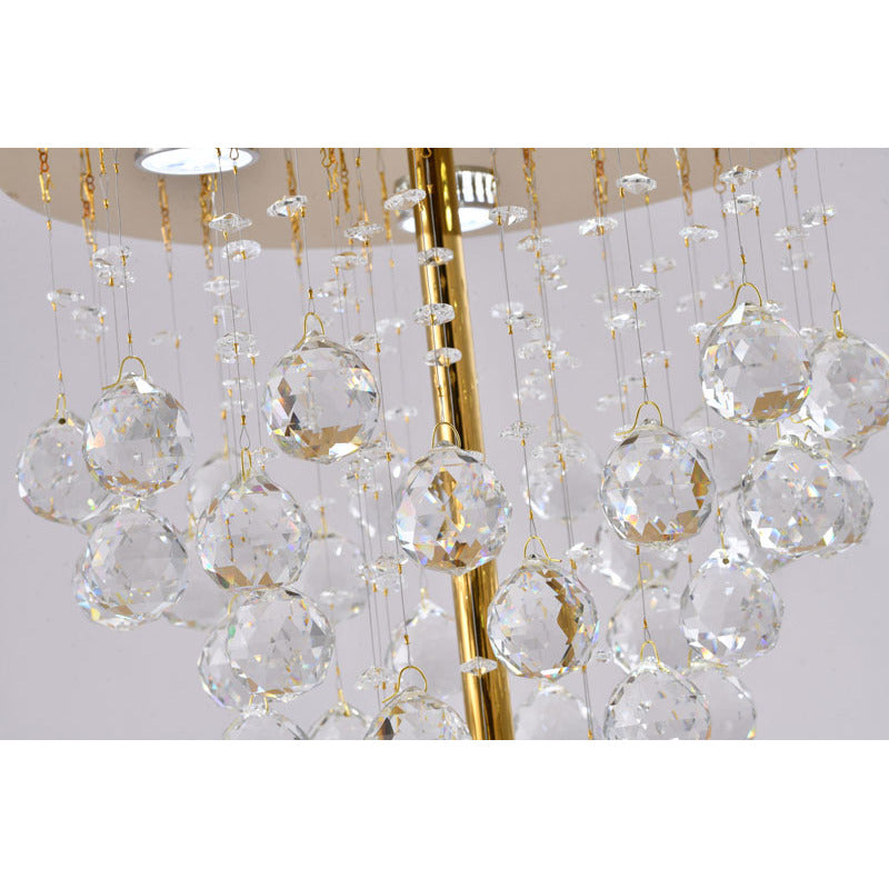 Framed Table Lamp with Clear Hanging Crystals by Bethel - view 16