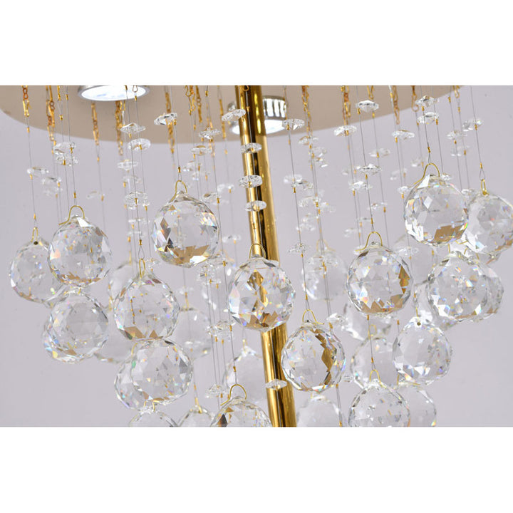 Framed Table Lamp with Clear Hanging Crystals by Bethel - view 16