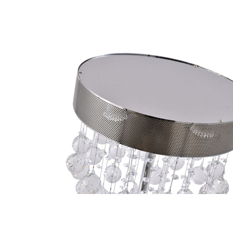 Framed Table Lamp with Clear Hanging Crystals by Bethel - view 2