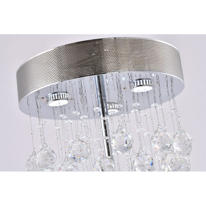Framed Table Lamp with Clear Hanging Crystals by Bethel - view 8