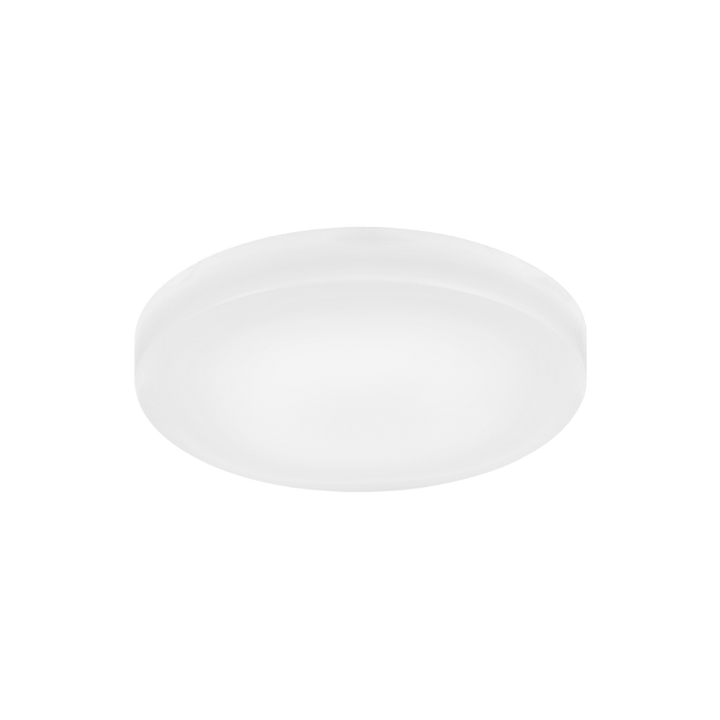 Zelle - LED Steel Frame with White Acrylic Diffuser Flush Mount, 14", by Matteo Lighting