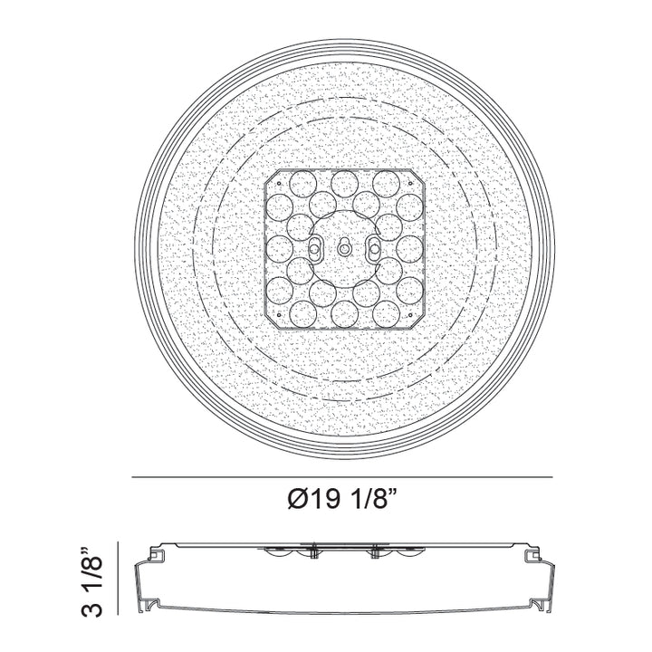 Alamus - LED 1 Light Flush Mount by Matteo Lighting - view 4