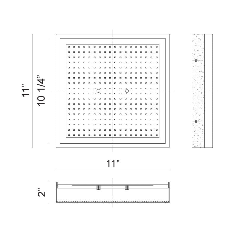 Tux - LED 1 Light Flush Mount