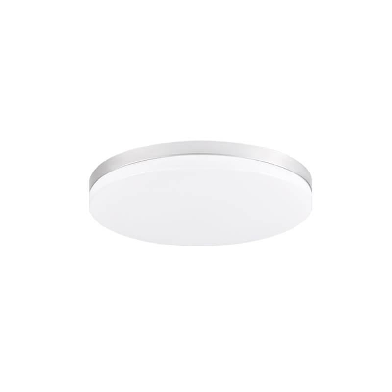 Steel Frame with White Acrylic Diffuser Flush Mount