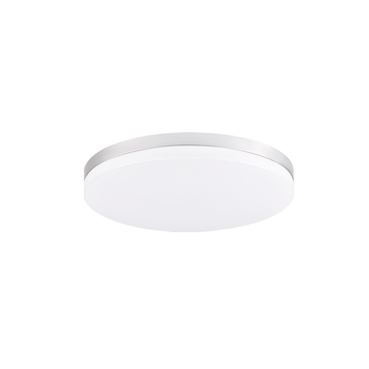 Steel Frame with White Acrylic Diffuser Flush Mount