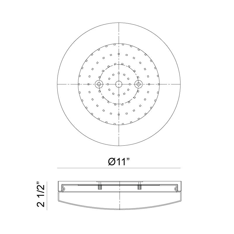 Orion - LED 1 Light Flush Mount