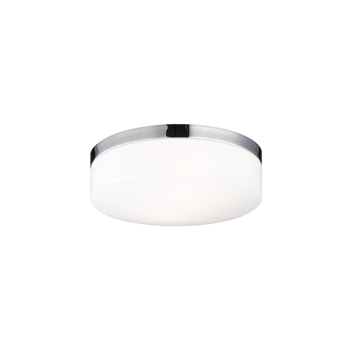 Steel Frame with White Acrylic Diffuser Flush Mount
