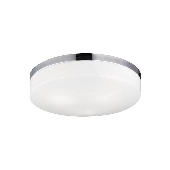 Steel Frame with White Acrylic Diffuser Flush Mount