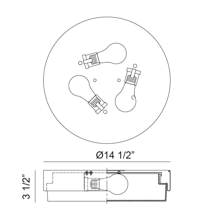 Quintz - LED Flush Mount