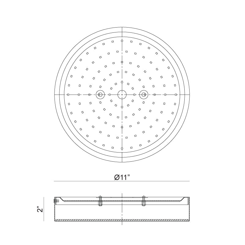 Plato - LED 1 Light Flush Mount