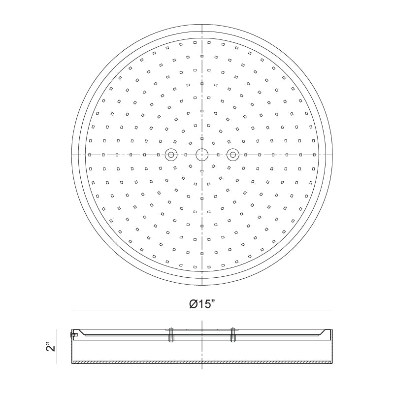 Plato - LED 1 Light Flush Mount