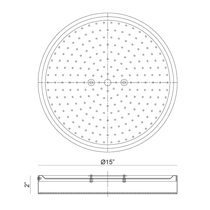 Plato - LED 1 Light Flush Mount