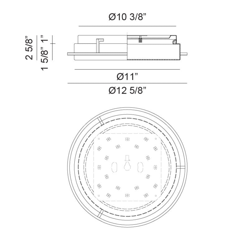 Brammerton - LED 1 Light Flush Mount