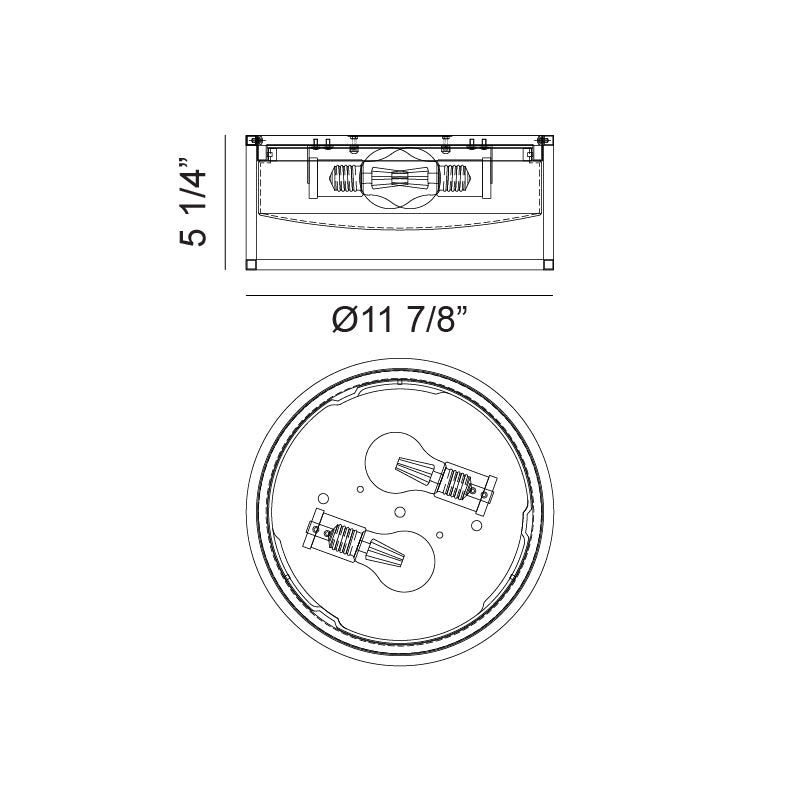 Framerton - LED Flush Mount