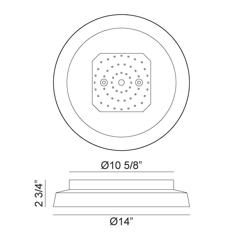 Vieno - LED 1 Light Flush Mount