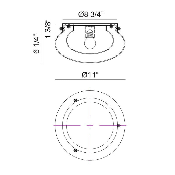 Caspian - LED Flush Mount
