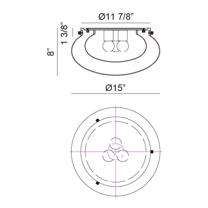 Caspian - LED Flush Mount