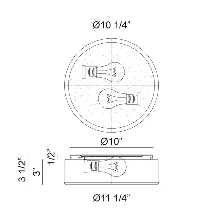 Echo - LED Flush Mount