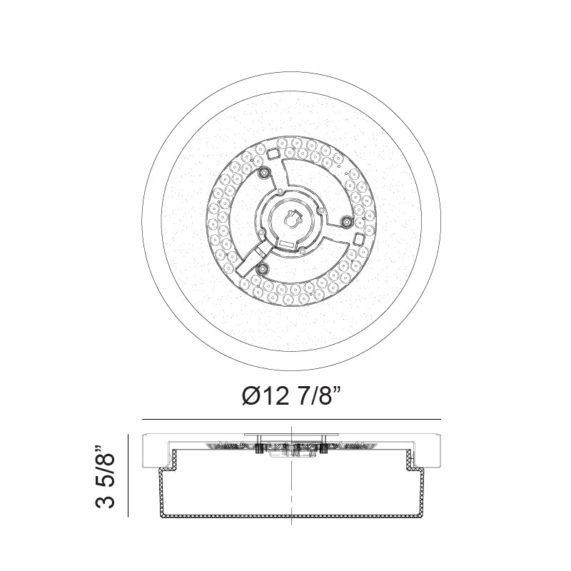 Durham - LED 1 Light Flush Mount
