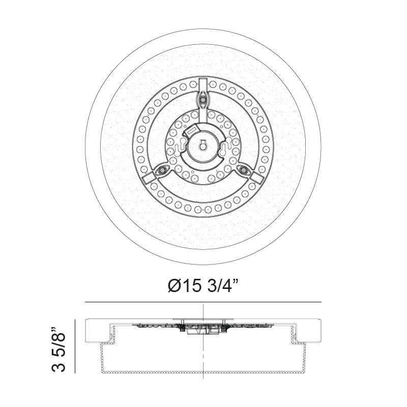 Durham - LED 1 Light Flush Mount