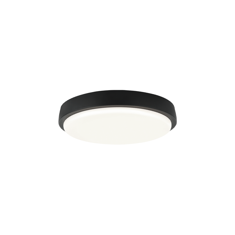 Steel Frame with White Acrylic Diffuser Flush Mount