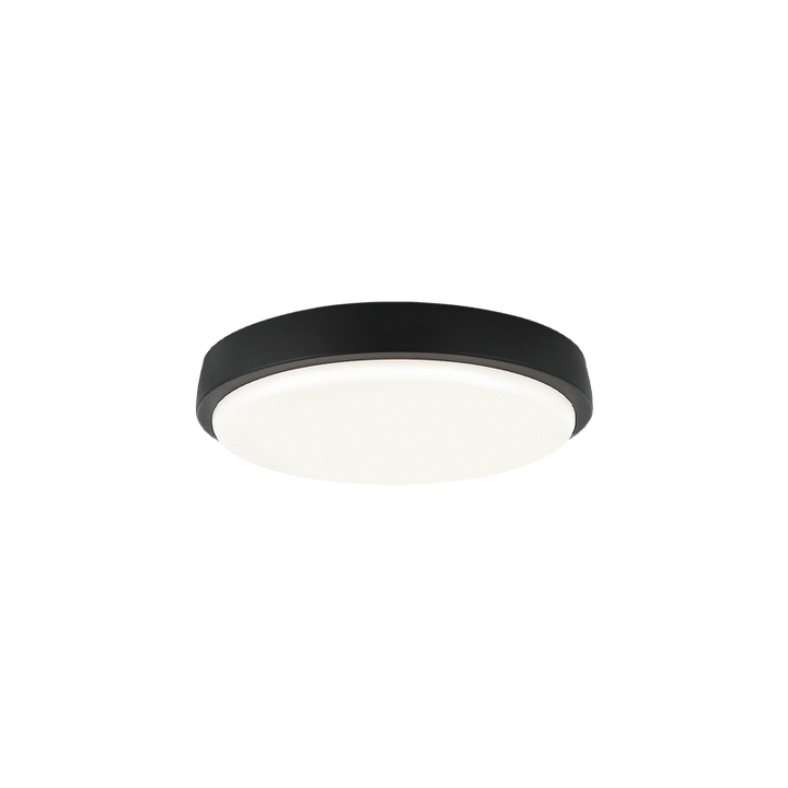 Steel Frame with White Acrylic Diffuser Flush Mount