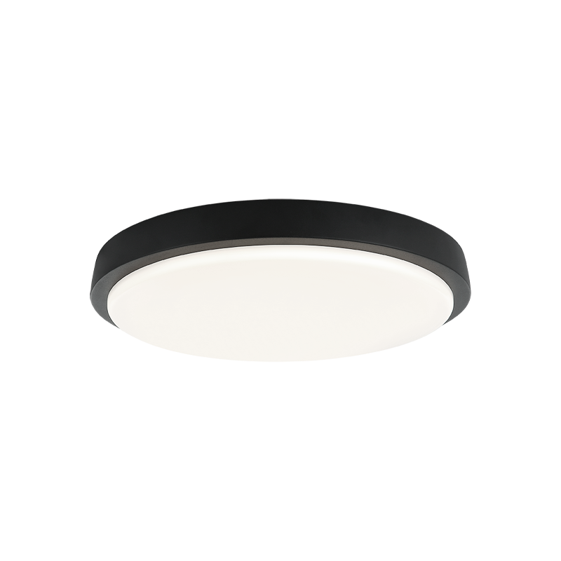 Steel Frame with White Acrylic Diffuser Flush Mount
