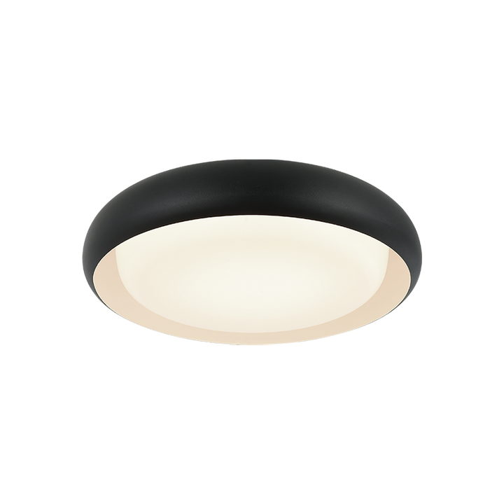 LED Curved Metal Frame with White Acrylic Diffuser Flush Mount