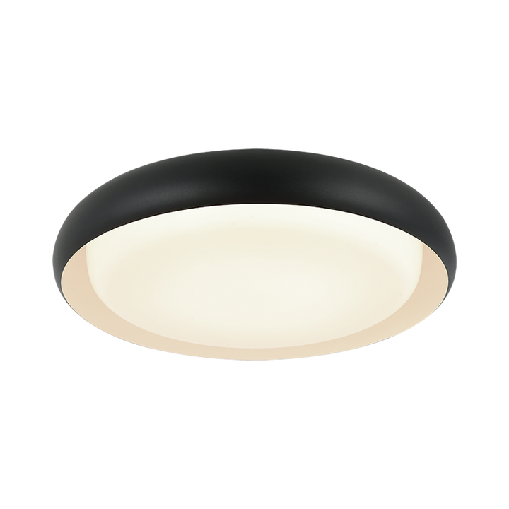 LED Curved Metal Frame with White Acrylic Diffuser Flush Mount
