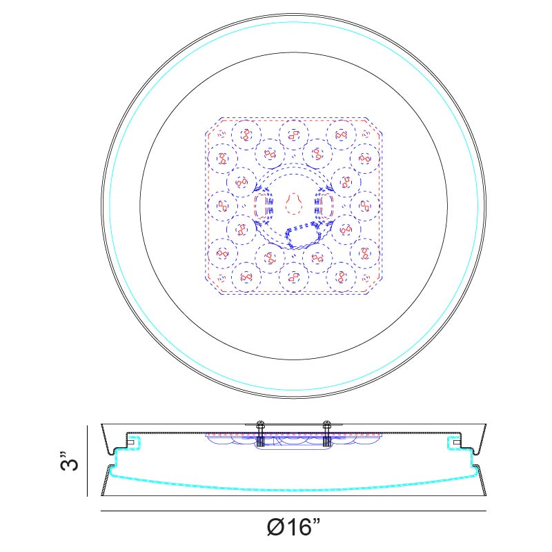 Greyson - LED 1 Light Flush Mount