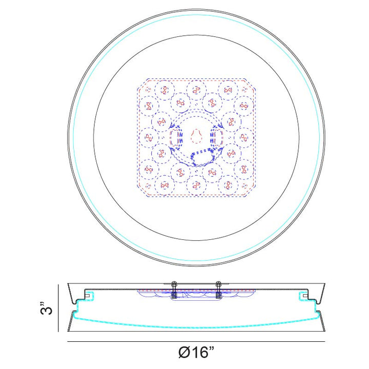 Greyson - LED 1 Light Flush Mount