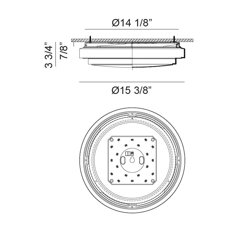 Helix - LED 1 Light Flush Mount