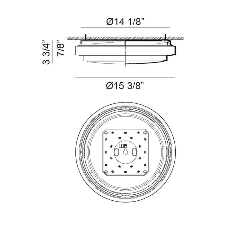 Helix - LED 1 Light Flush Mount
