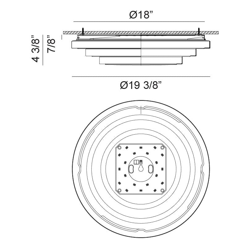 Helix - LED 1 Light Flush Mount