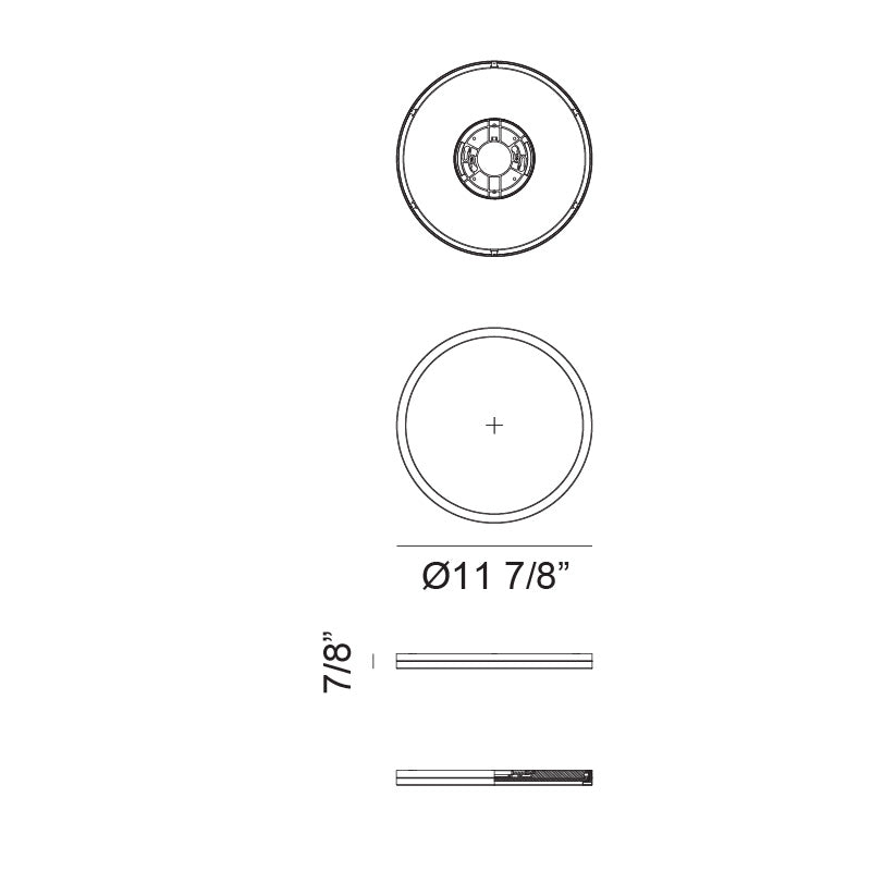 Stratos - LED 1 Light Flush Mount