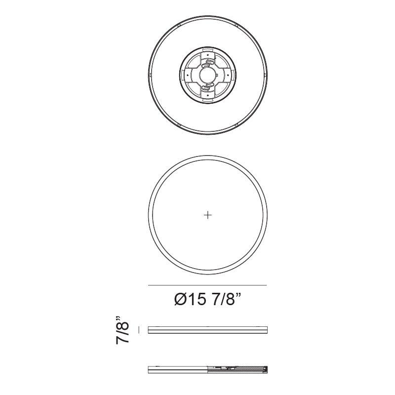 Stratos - LED 1 Light Flush Mount