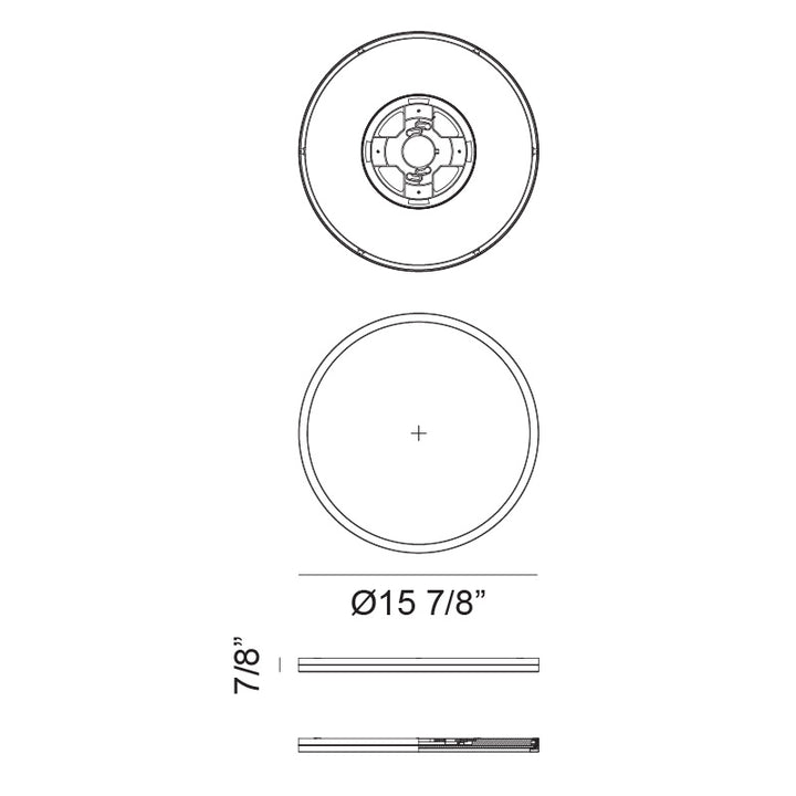 Stratos - LED 1 Light Flush Mount
