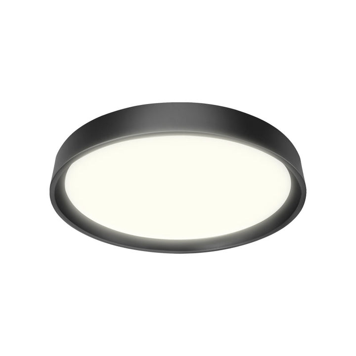 Delta - LED 1 Light Flush Mount in Matte Black by Matteo Lighting