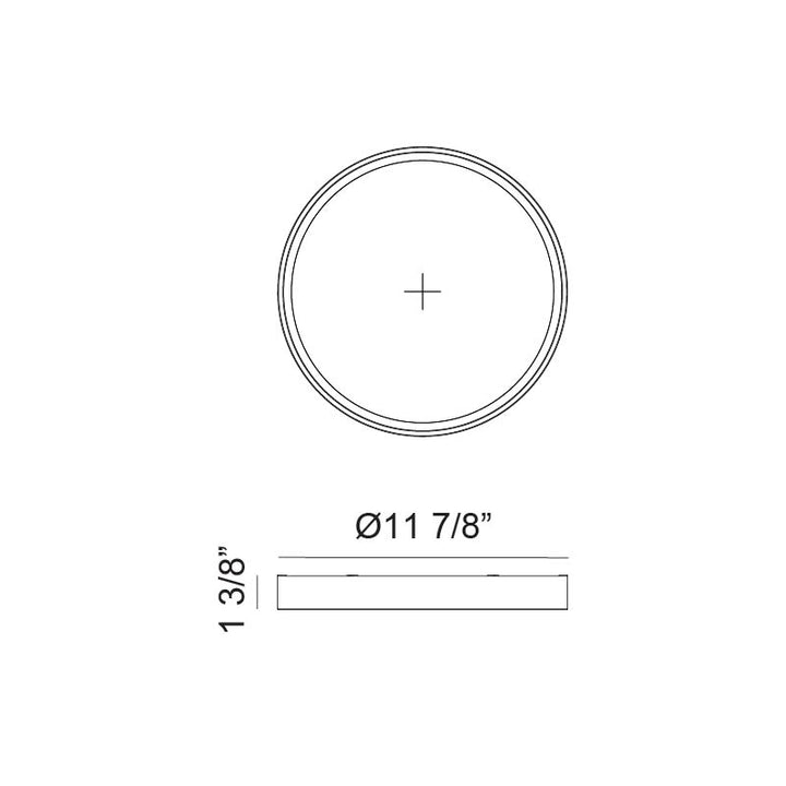 Delta - LED 1 Light Flush Mount by Matteo Lighting - view 7