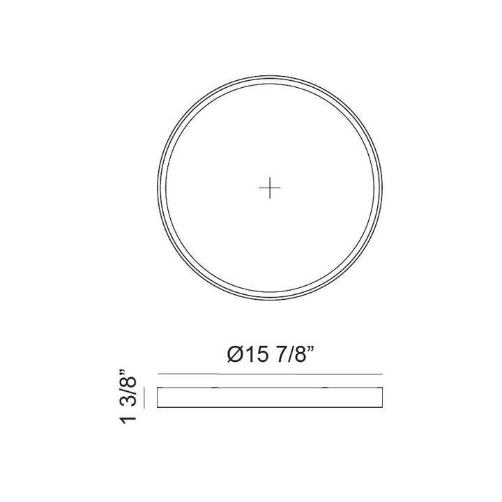Delta - LED 1 Light Flush Mount by Matteo Lighting - view 9