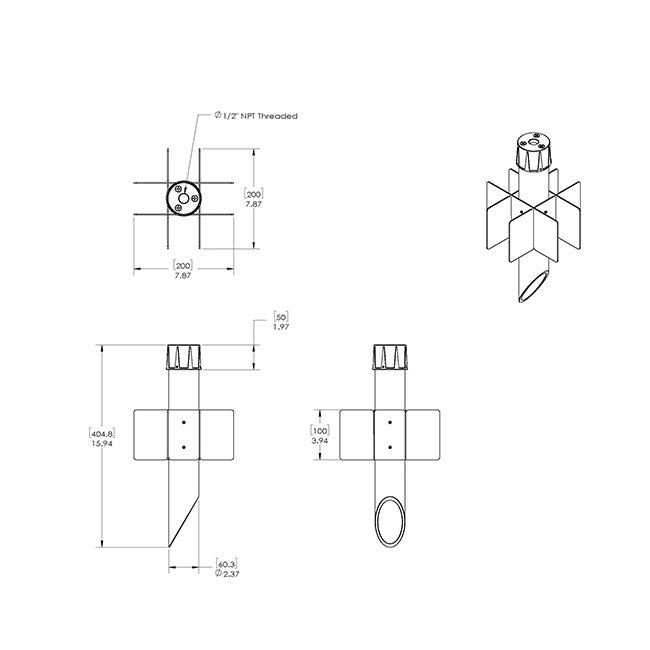 Landscape Power Stake Landscape Accessory by WAC Lighting - view 2