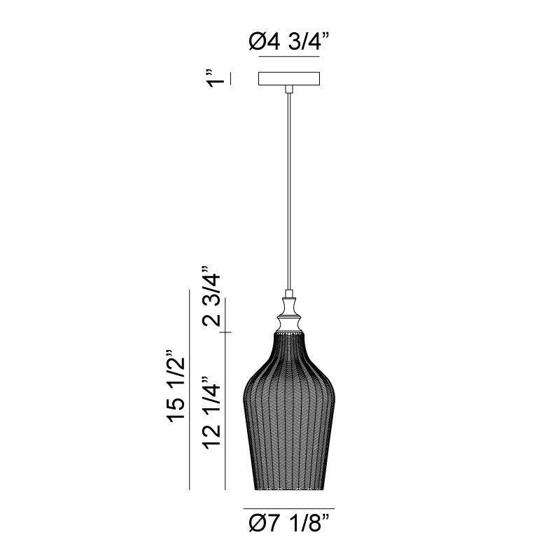 Renity - 1 Light Pendant